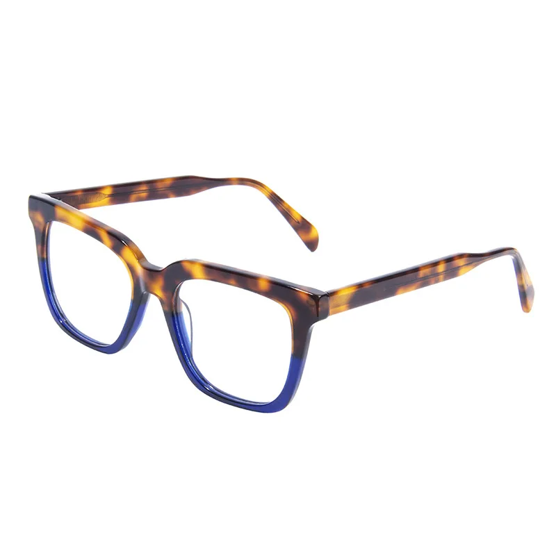 Customization Retro Acetate Glasses Unisex Combined Color Eyeglasses Frame Optical Glasses