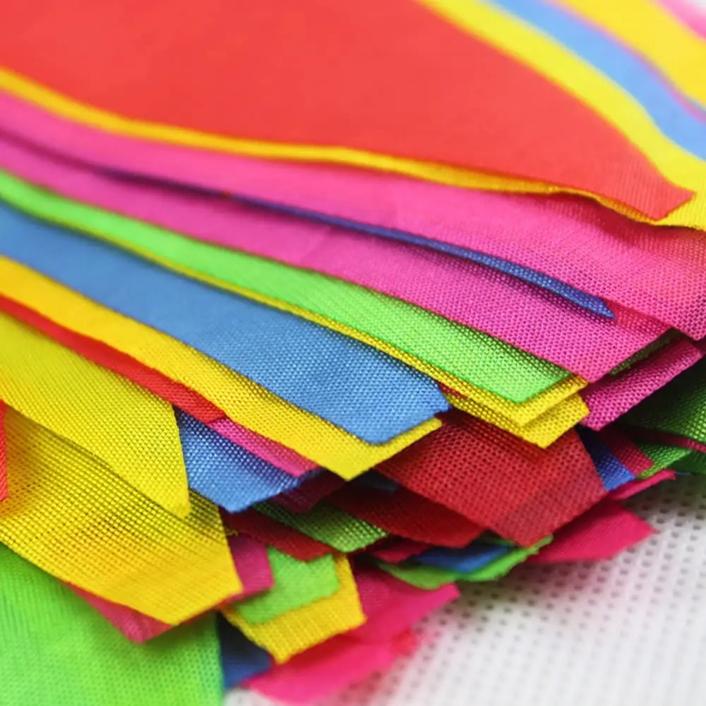 8*11 Inch Triangle Flag Banner - Multi-Color Bunting Flag - Birthday Party Grand Opening Christmas Decoration