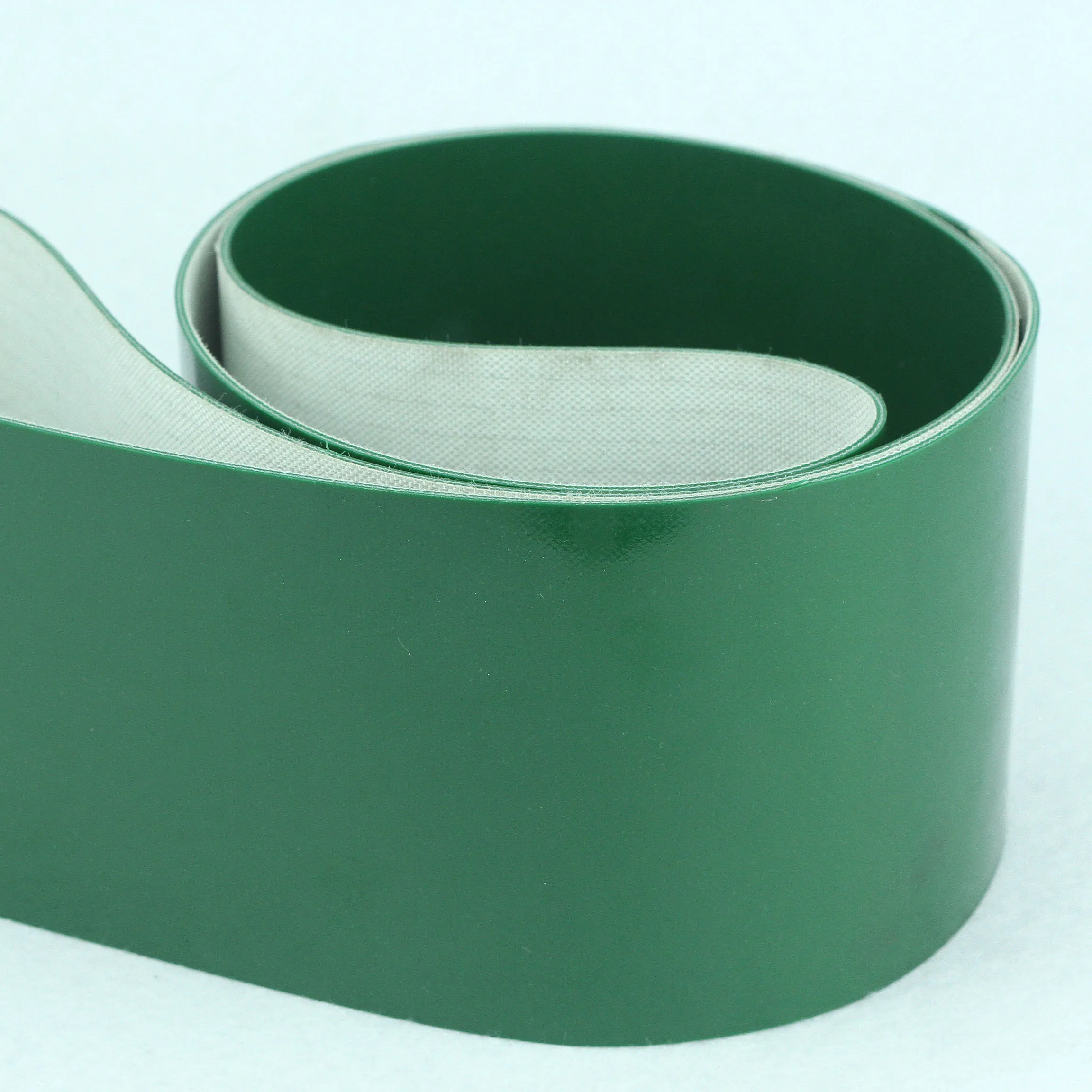 Customized 8 - 10 mm thickness flat industrial pvc  conveyor belt