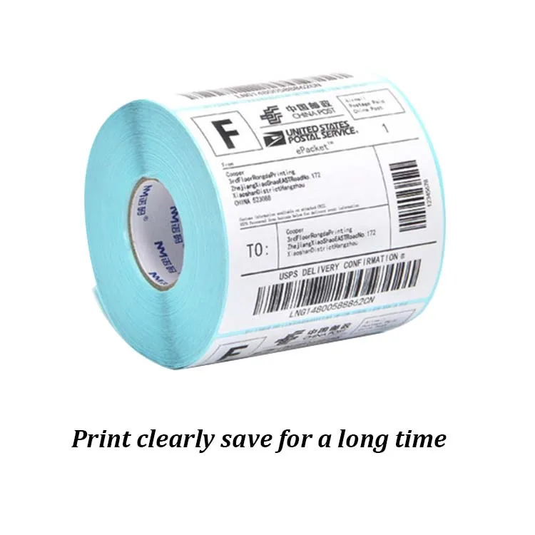 waterproof  thermal label printer direct 4x6 post printing thermal labels sticker