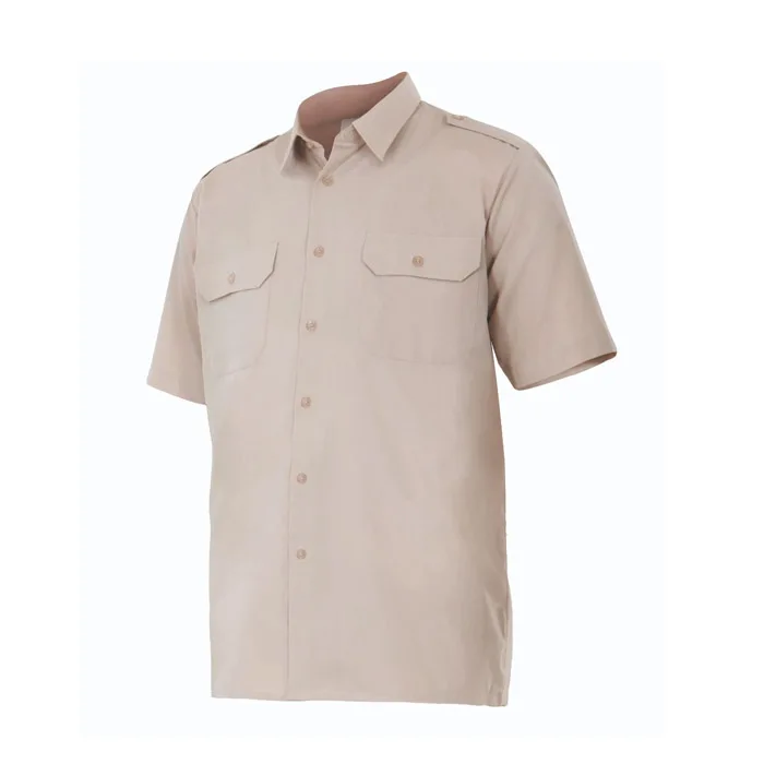 Tactical Style Cotton Security Guard Uniform Dress Shirt