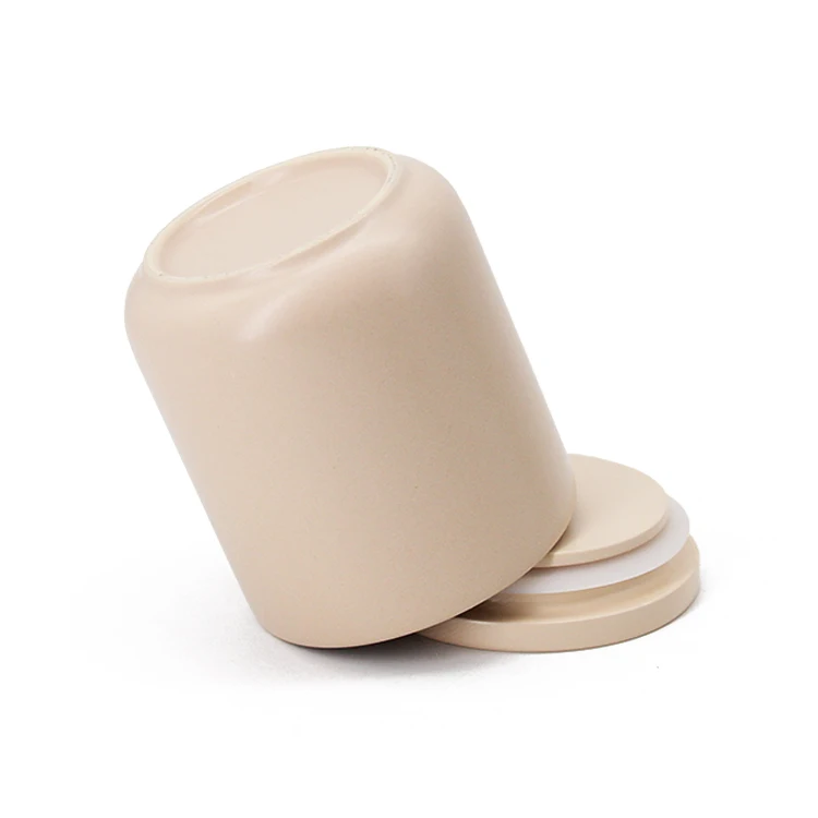 Wholesale Colorful Ceramic Candle Container Candle Holder Candle Jar With Lid