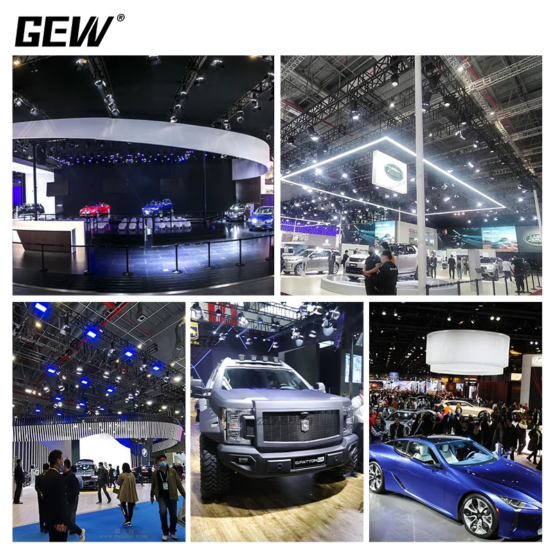 GEVV Светодиодный прожектор для автосалона 31x10 Вт белого цвета