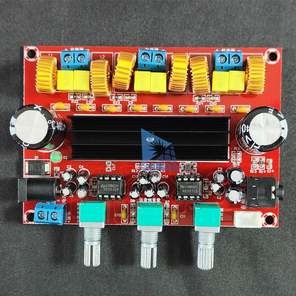 TPA3116D2  XH-M139   power 2*50W+100W module 2.1 channel high power digital power amplifier board HW-302B