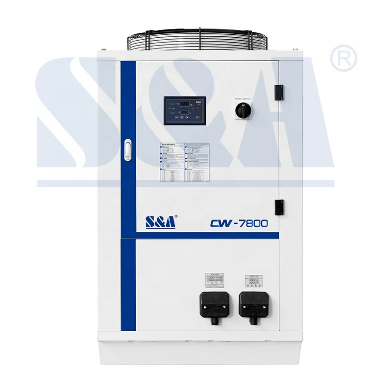 S&A Industrial Chilling Equipment CW-7800FN Commerical Application Water Cooling Recirculating Chiller