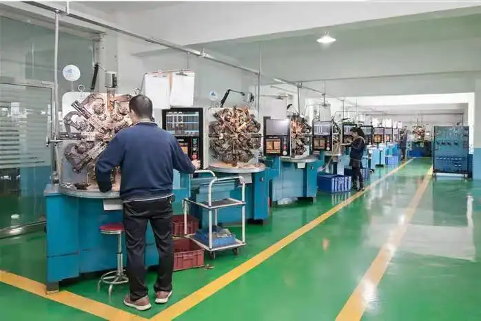 Factory customized black zinc-plated precision small wave spring