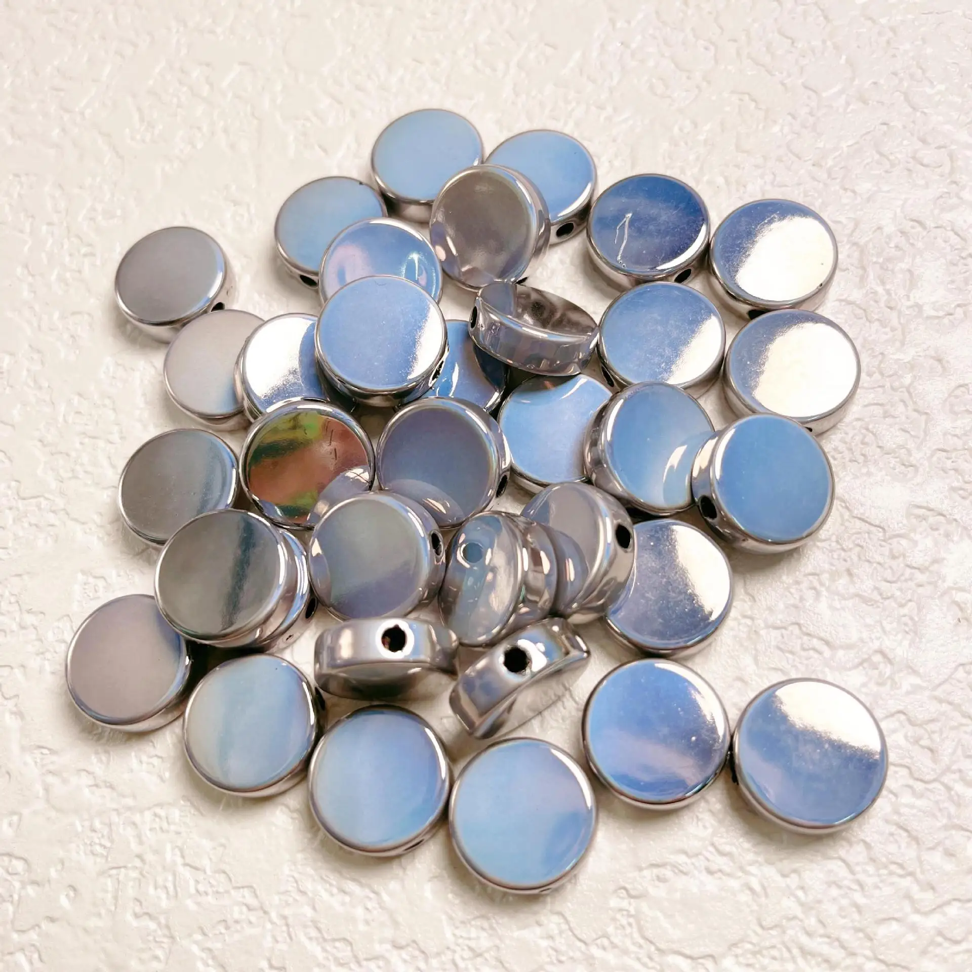 Customized Magic 16mm Bubblegum Wholesale Price Round Beads Acrylic Bezels Resin Cabochons Plastic Beads for Jewelry Making