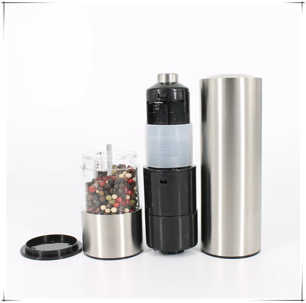 electric salt and pepper mill / ceramic salt and pepper grinder set