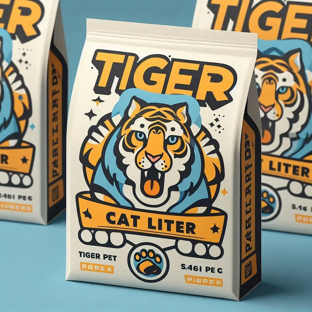 Tiger Pet Paper Cat Litter - Natural, Recyclable, and Superior Clumping