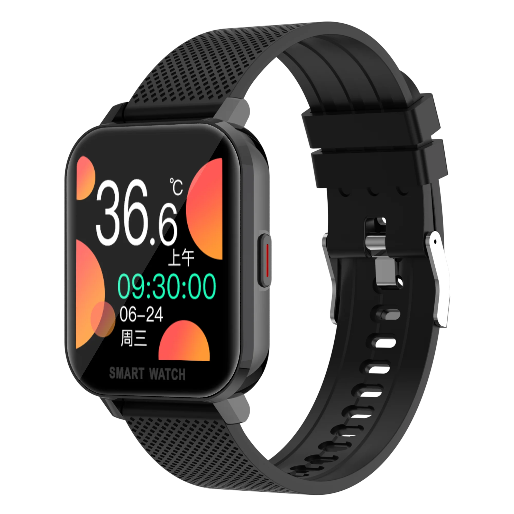 MT28 Smart Watch 1.54 Full Screen Heart Rate Fitness Tracker Real-time Body Temperature Smart Watch MT28 Smartwatch