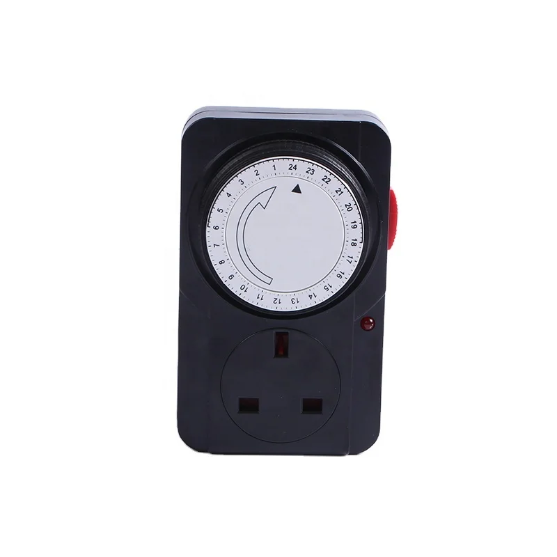 13A UK type 24hours Mechanical plug Timer socket