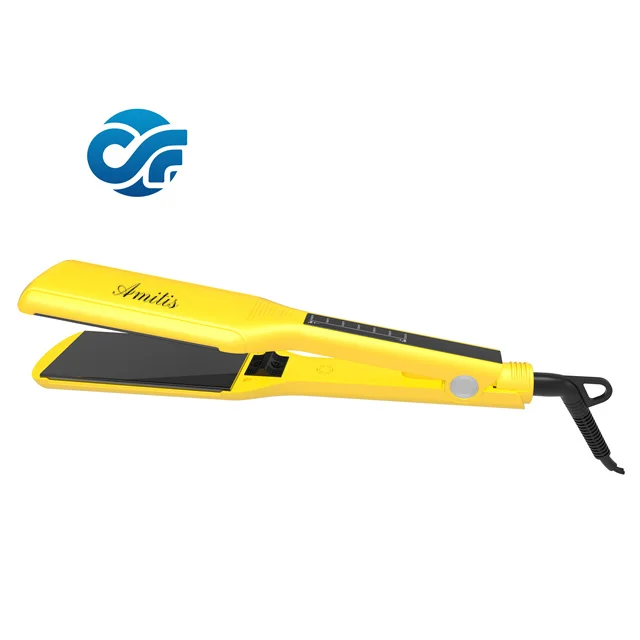 Amitis Professional Titanium Flat Irons Super Wide Titanium Plate Wholesale Custom High Quality Flat Irons