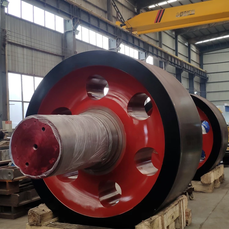cement plant support wheel support roller for rotary kiln