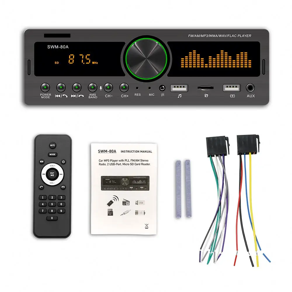  Автомобильный интерфейс MP3 с SD автомобильным AUX интерфейсом аудио стерео