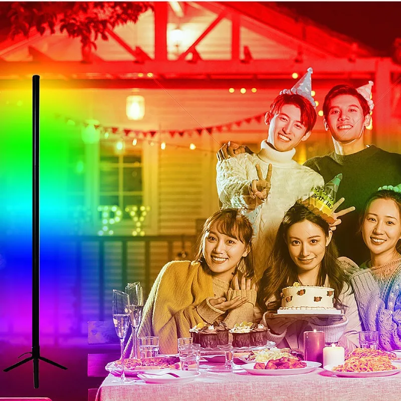 Домашний Декоративный Напольный Светильник Dream color умный угловой напольный светильник с дистанционным управлением светодиодный RGB для комнатной комнаты