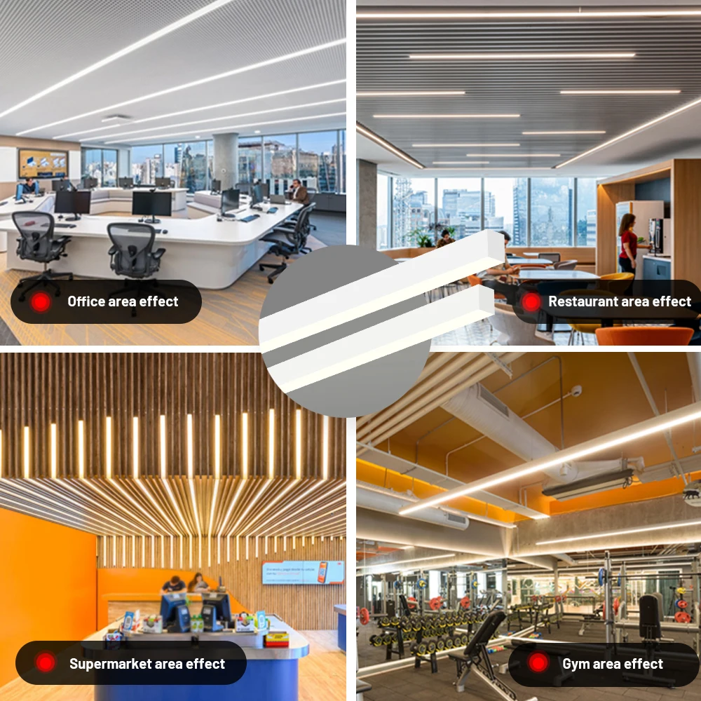 Brandon Sales Golden Supplier Led Ul Certified Lighting Modern Chandeliers & Pendant Lights Linear For Supermarket Buildings