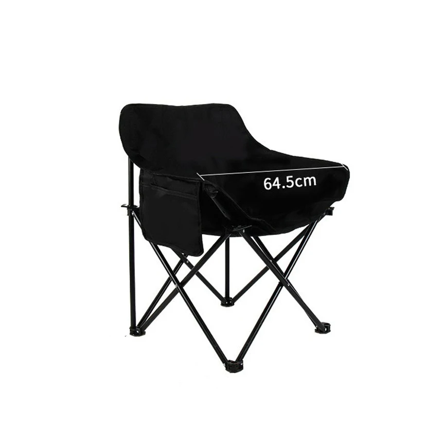 Luxury Oversized Lazy Round Sofa Padded Saucer Portable Folding Camping Moon Chair For Adults