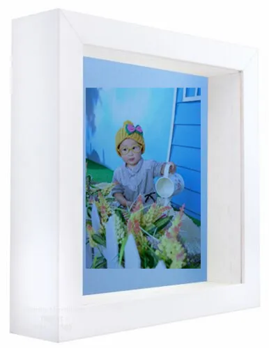 kids wooden saving money box photo frame shadow box mdf money box