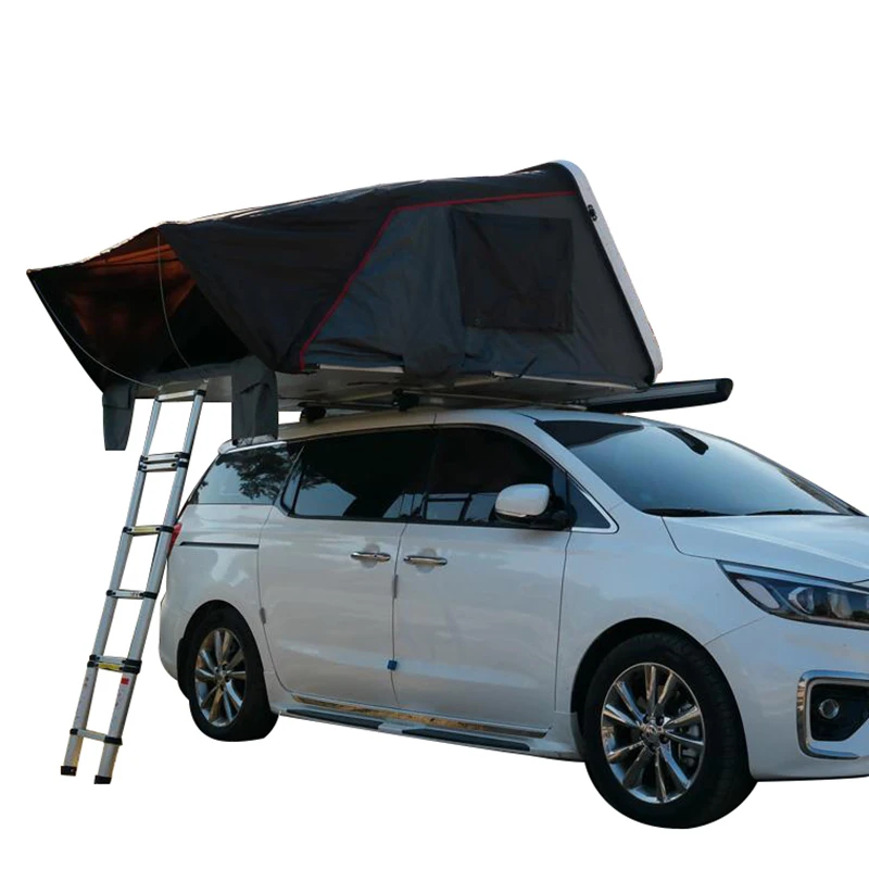 Hot Sale 3-4 Person 4WD Off Road Truck Camping Canvas Trailer Tent Hard Shell Car Roof Top Tent