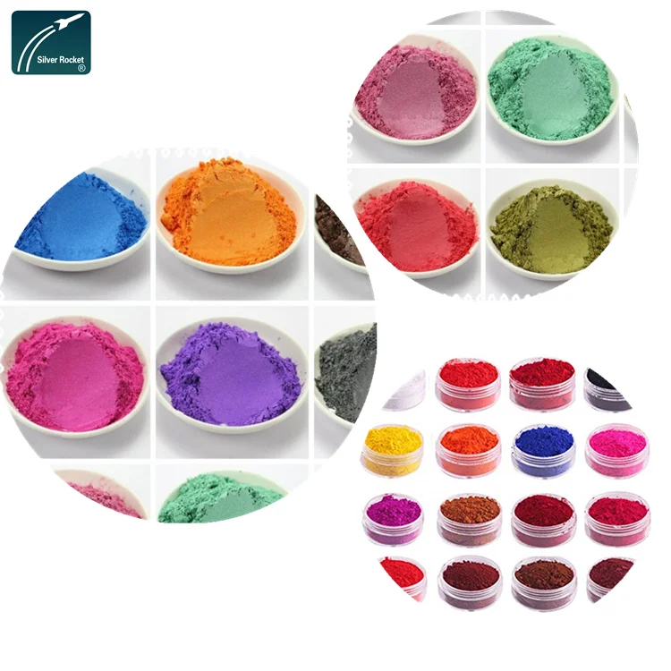 Magic Coloring Mica Pearl Pigment, blue, green, red, pink purple, black Color Pearlescent Pigment