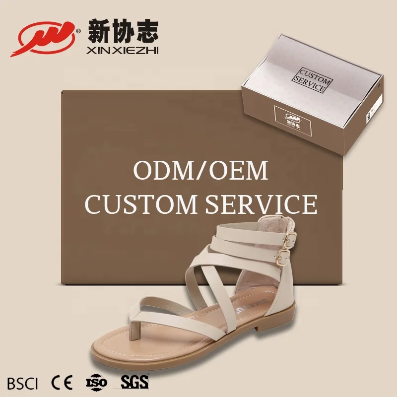 Xinxiezhi Sandalias Mujer China Manufacturer Comfort Sandals For Women Soft Outdoor Summer Ladies Other Flat Sandals