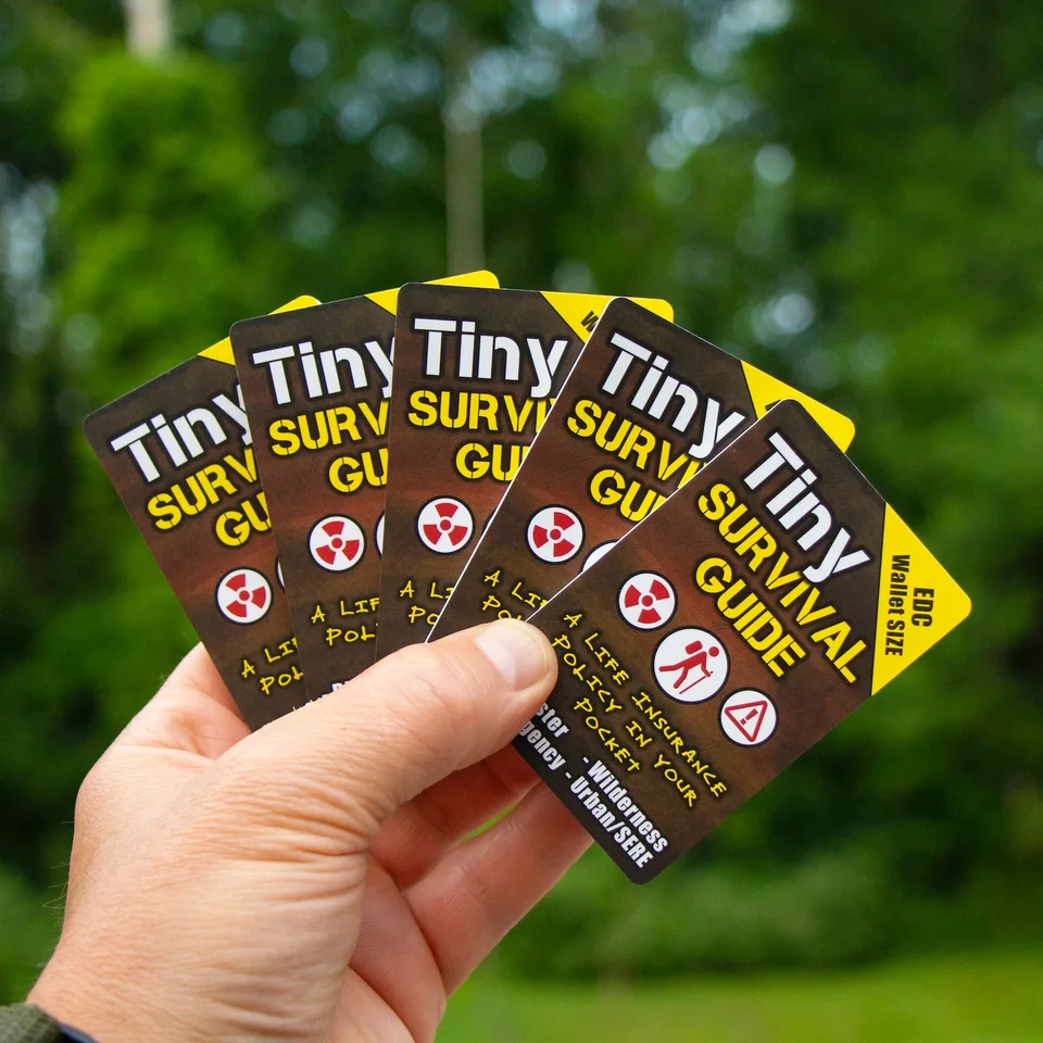 outdoor survival emergency tiny survival guide and first aid guide