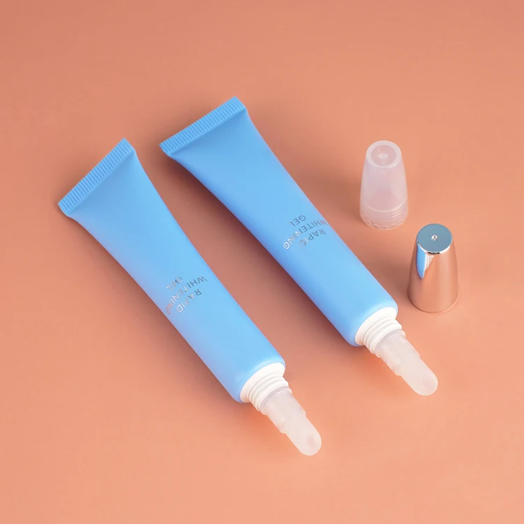 Label Custom Squeeze Lip Gloss Tubes Packing with Logo Silicone Application Soft Squeeze Lip Gloss Tube 10ml 15ml 20ml
