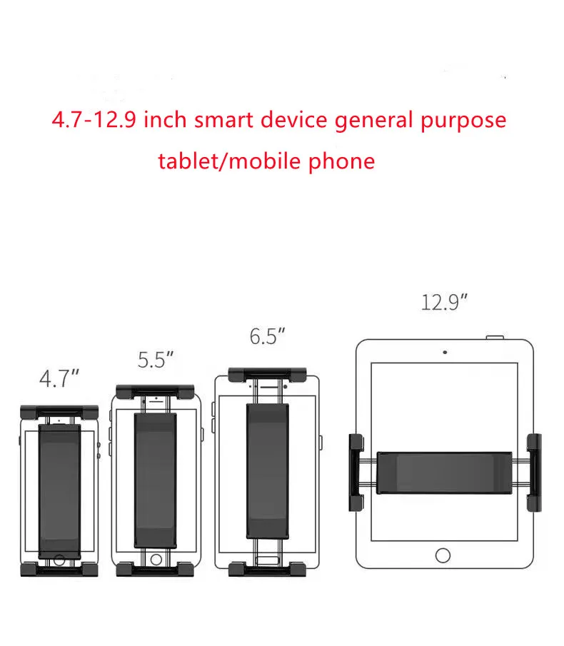 Wholesale 360 Degree Rotation Car Headrest Phone Holder Tablet Car Holder For 4.7 -12.9 inch Car Phone Holder Back Seat