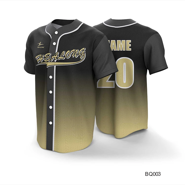 OEM Baseball Jersey Vintage V Neck Baseball Shirts Unique Design Baseball Uniform