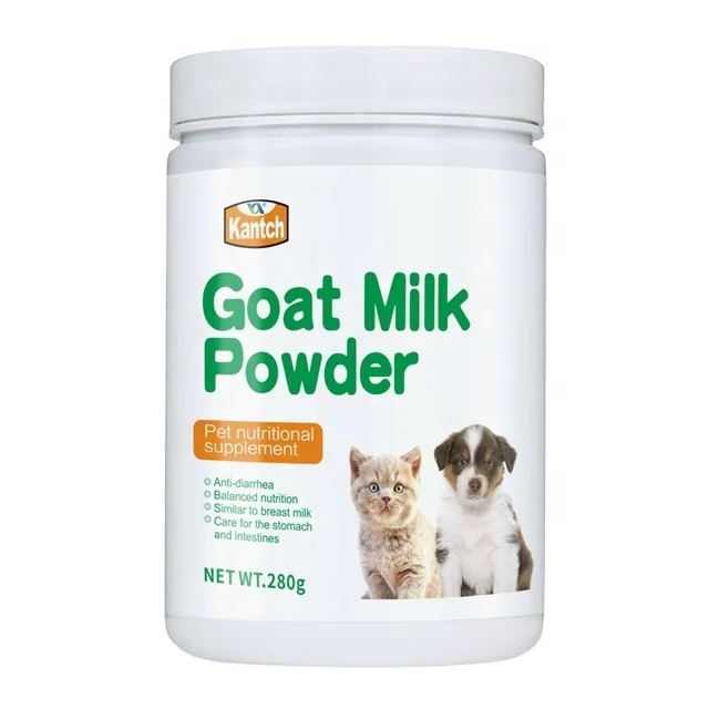 Pet Goat Milk Powder Pet Balanced nutritional Anti-diarrhea Supplement for Dogs and Cats