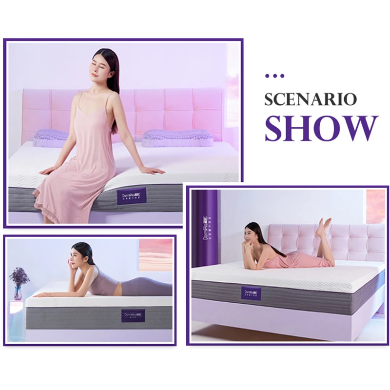 China factory patent TPE mattress high air permeability elastic good support foam spring bed camping anti decubitus mattress