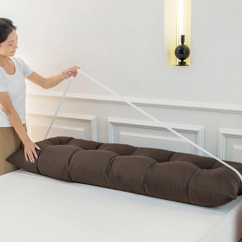 Hot sale waist back support modern Korean style cushion double bed backrest large pillow