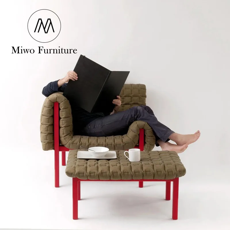 italian single sofa Wooden Lounge chair armchair living room chairs furniture single sofa velvet fabric leisure chair