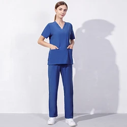 Doctors And Nurses Female Scrub Nursing Uniform Sets Women Jogger Medical Nursing Uniform Scrub