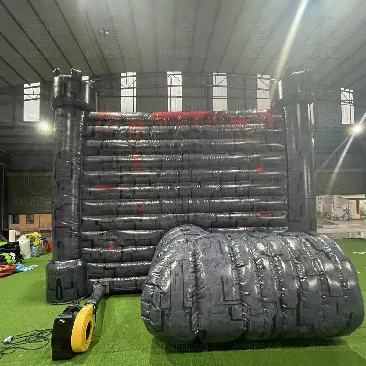 Mobile Inflatable Escape Rooms Outdoor Entertainment Events Portable Inflatable Haunted House With Tunnel