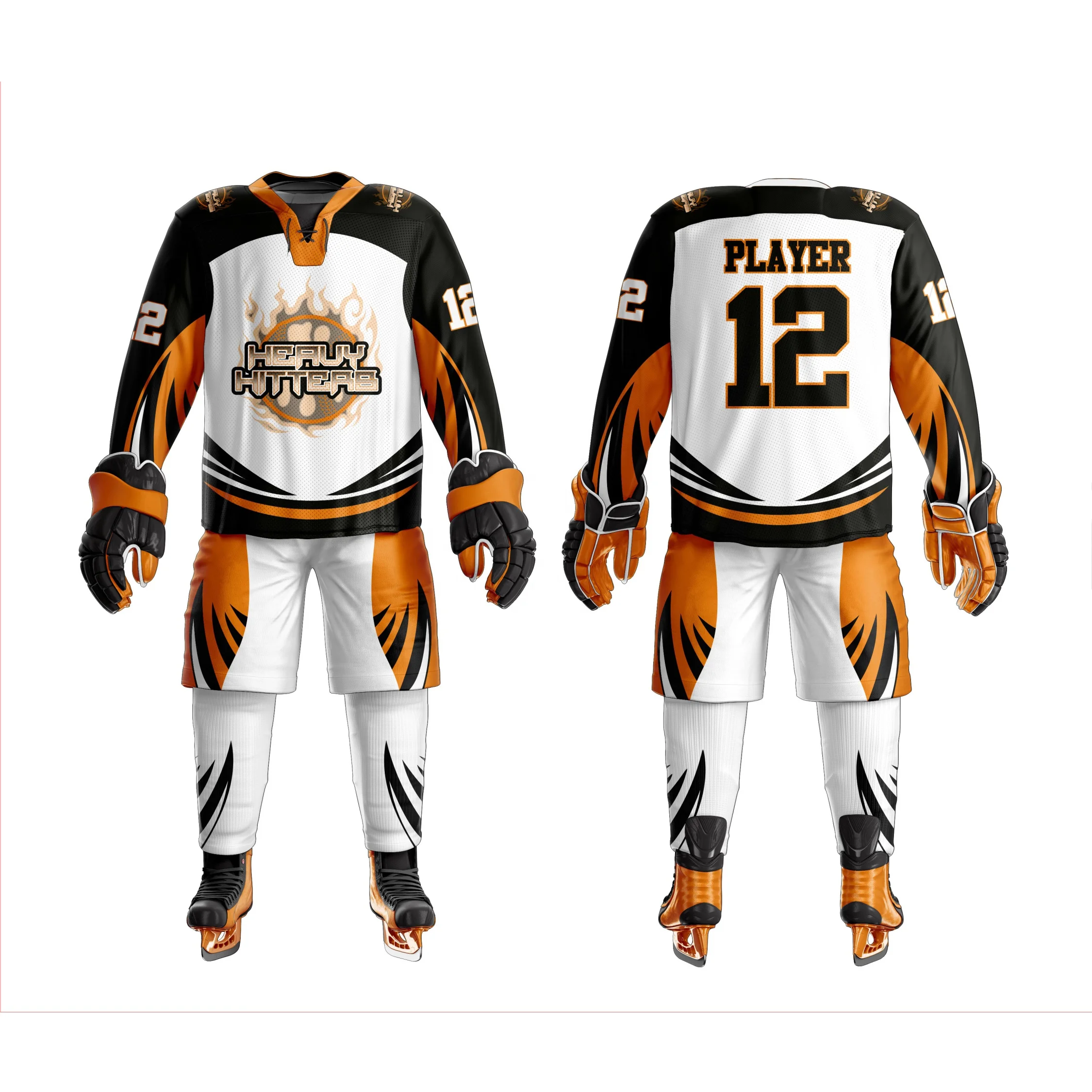 Ice Hockey Uniform Best Quality Pakistan Made Plain Men Ice Hockey Jersey Comfortable Stylish Men Ice Hockey Uniform
