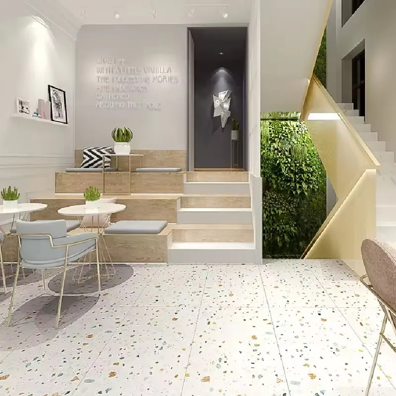 Factory Wholesale Terrazzo Wall Terrazzo Floors Kitchen Countertop Quartz Stone for Bathroom and Kitchen