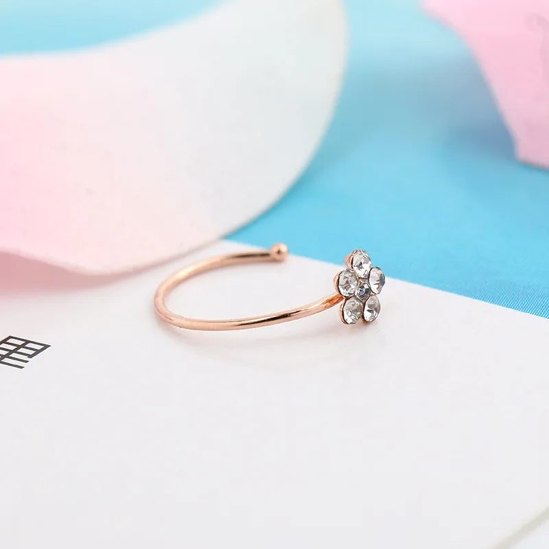 Nose Cuffs Jewelry Wholesale Fake Septum Nose Non Piercing U Shape Gold Plated Clip On Nose Cuffs Rings for Women