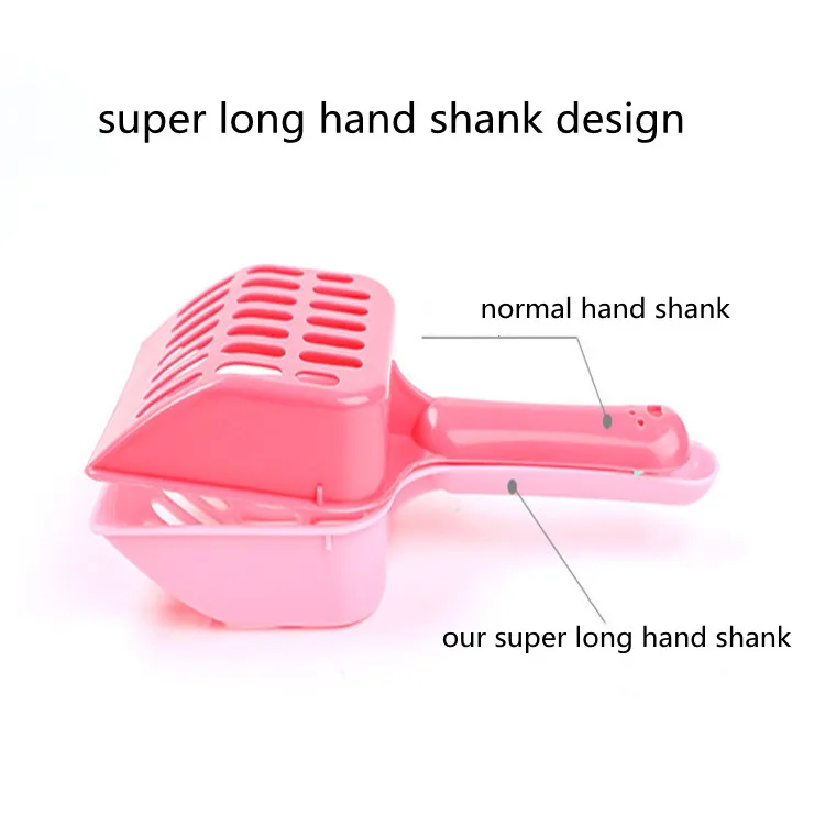 1 Pcs Pet Cat Litter Scoop 21X8.8X2.5 cm Cleaning Tool Plastic Toilet Dog Shovel