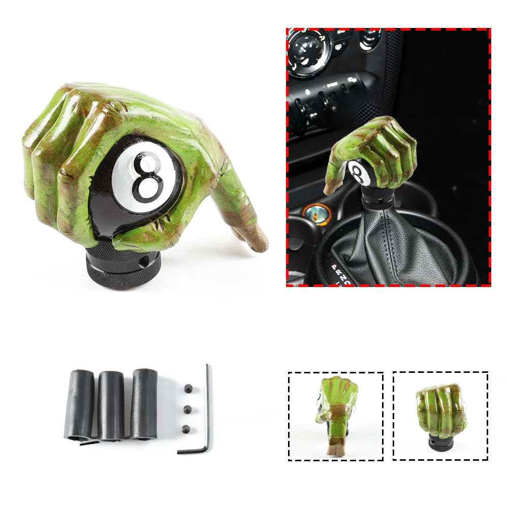 JDM Racing Resin Ghost Claw Devil Hand Ball Shifter Lever Gear Shift Knob Head