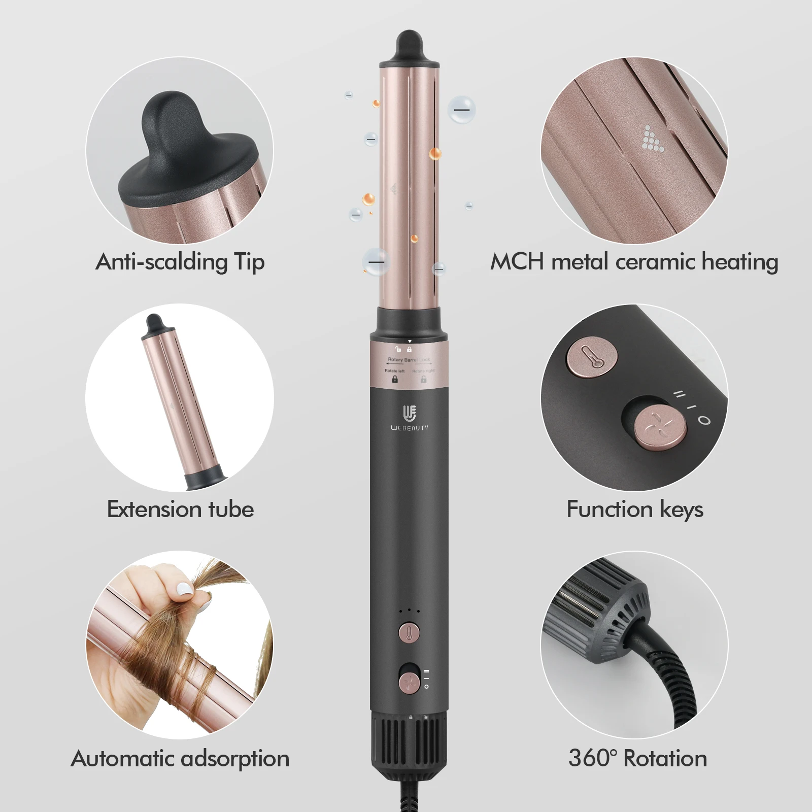 2024 New Trend 3 in 1 Hair Styler Hair Dryer BLDC high speed ionic Hot Air Brush Multifunctional Blow Dryer Brush