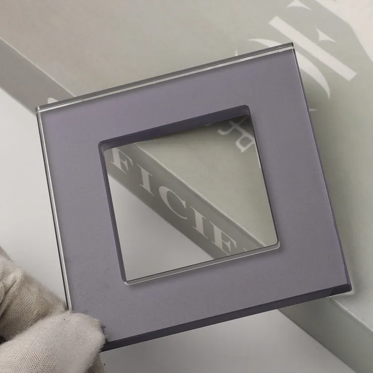 manufacturer smart home custom tempered glass frame control switch panel