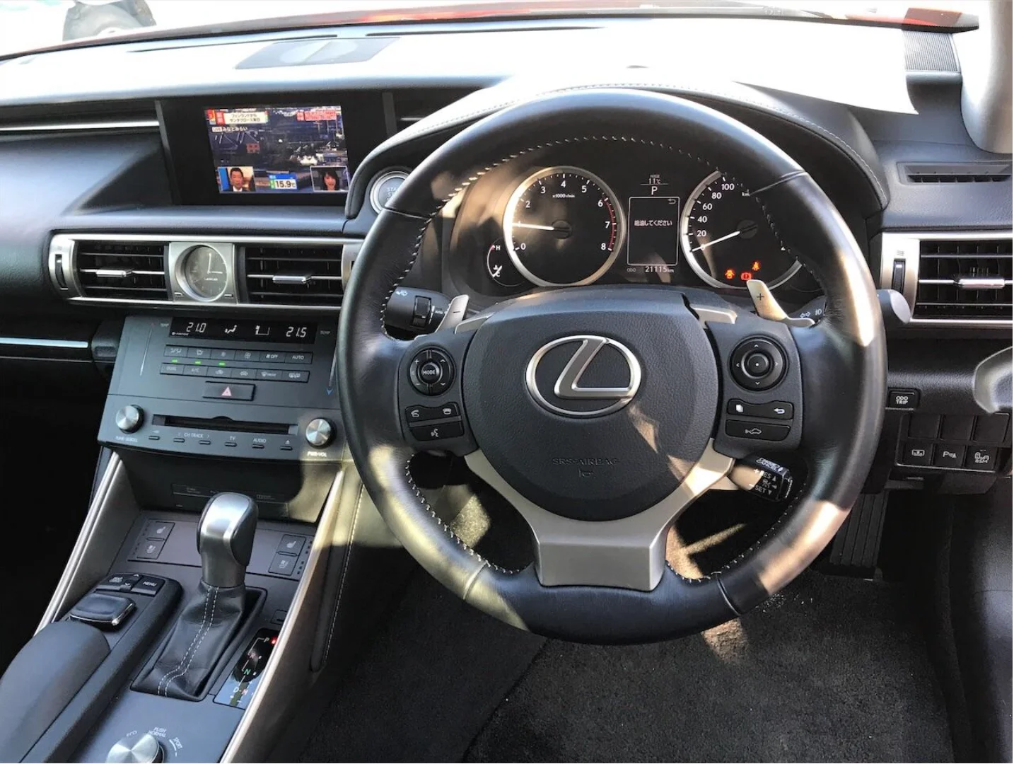 2016 Red Leather SR IS200t Japan Right Hand Drive Lexus Used Cars