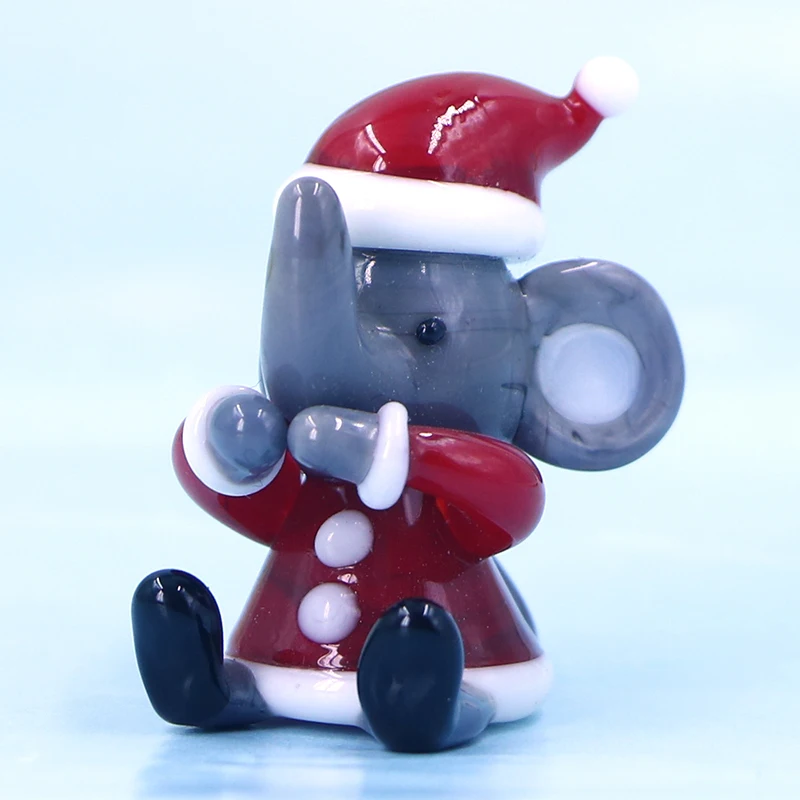 Wholesale Low Price Miniature Murano Lampwork Handmade Christmas Glass Decoration for Christmas Holiday