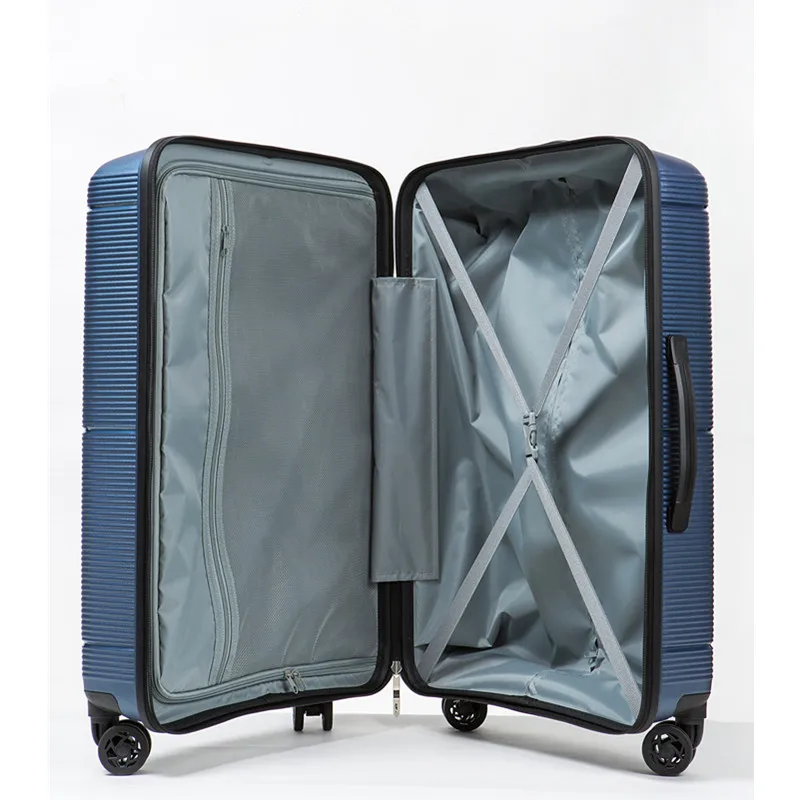 Hard Shell Carry on Travelling Single Trolley Luggage Suitcase Design Wholesale PP New Unisex OEM Item Style