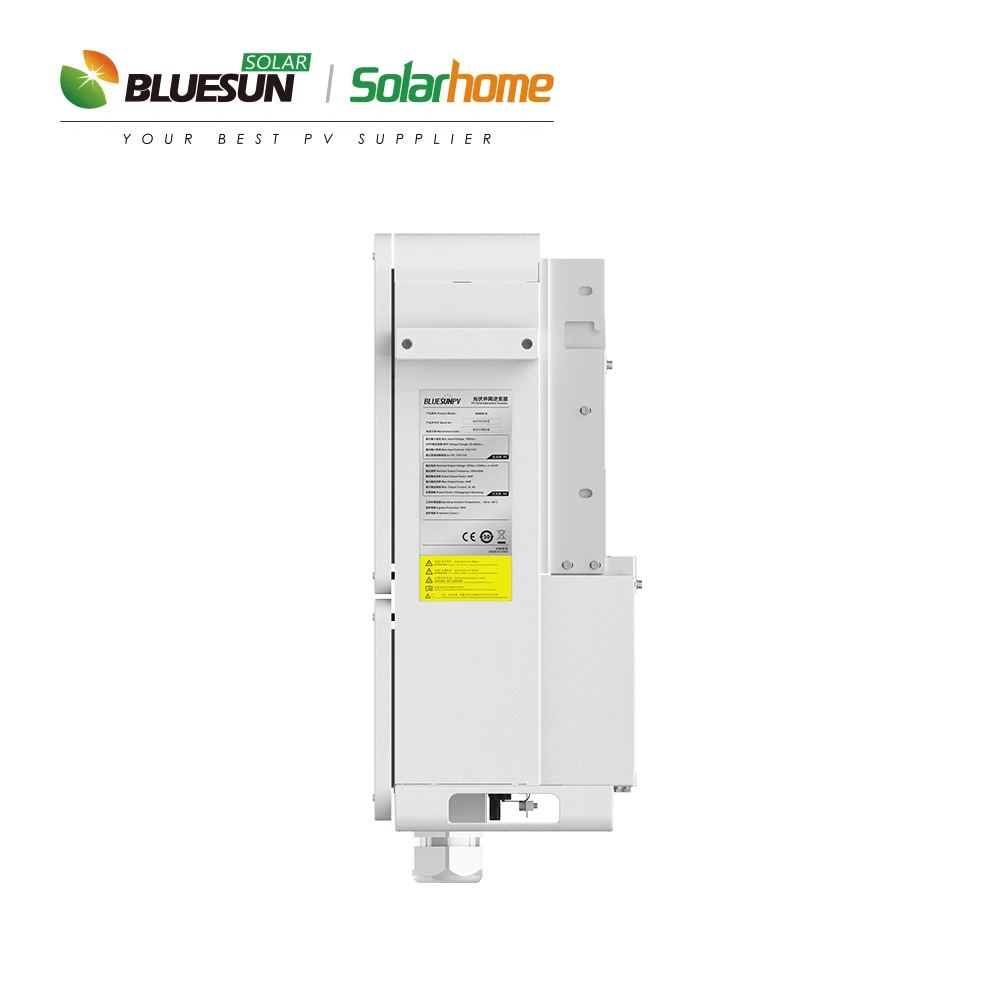 Bluesun 15kw 20kw 30kw 35kva 40kva inverter solar On grid dual MPPT three phase 400V output voltage