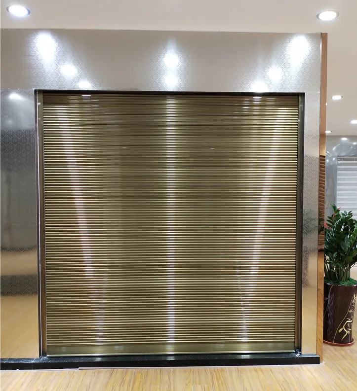 
Security Waterproof Windproof Vertical Hurricane Impact Fire Rated Auto Electric Roller Shutters 