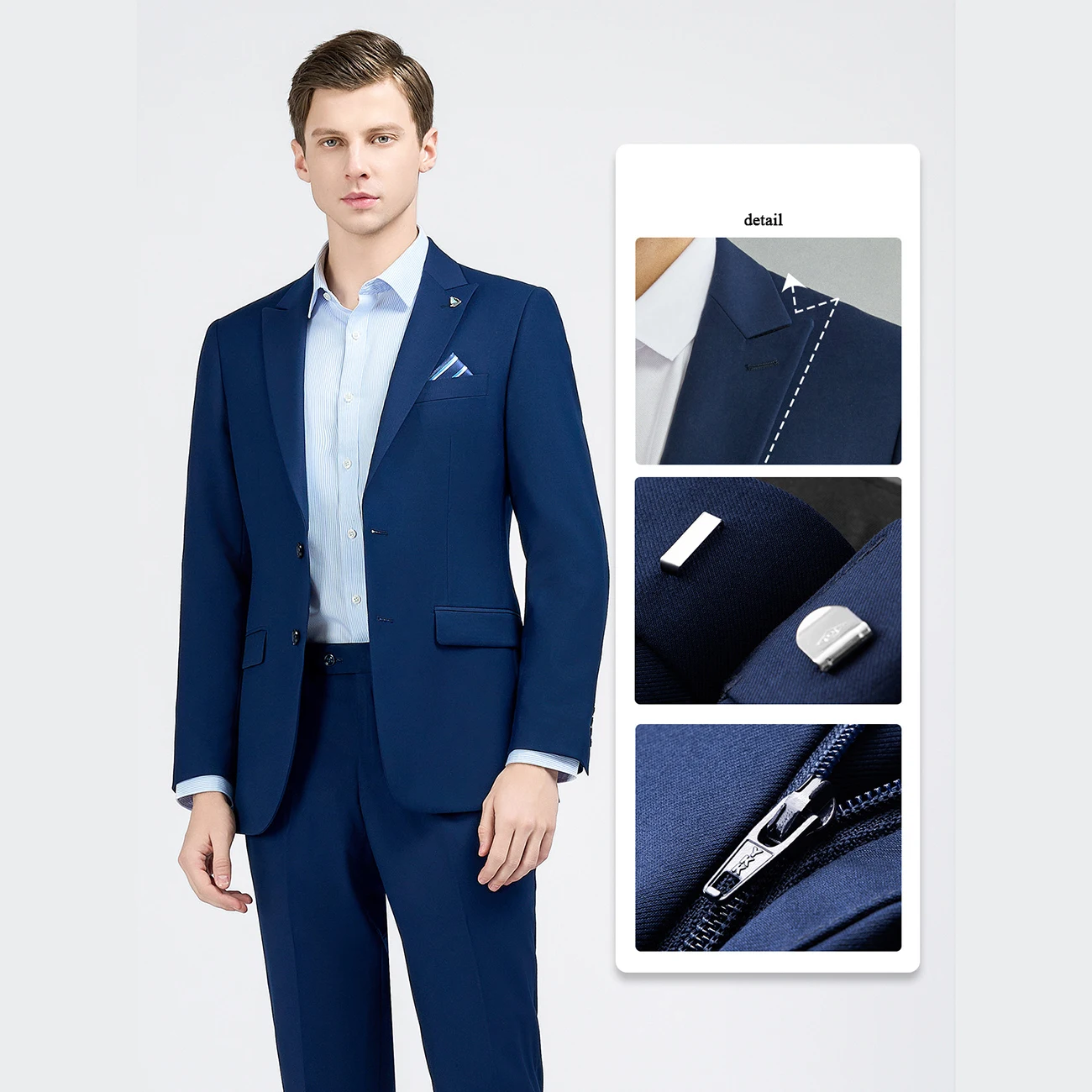 Yingquanz trade assurance suppliers New UNISEX Classic Slim Fit Suit Male Business Casual 2 Piece Mens Wedding