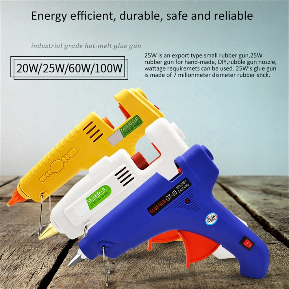 20W 40W 60W 80W 100W 150W  200W 300W Glue Sticks Hot-Melt Glue Guns For DIY