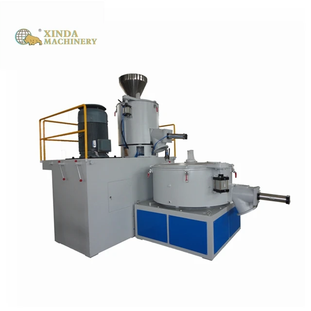 high speed 300/600 pvc horizontal mixer machine for powder for pipe and profile line